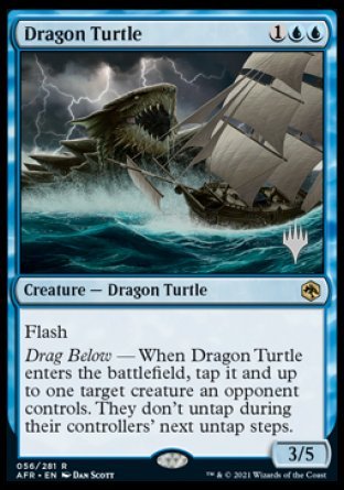 Dragon Turtle (Promo Pack) [Dungeons & Dragons: Adventures in the Forgotten Realms Promos] | The CG Realm