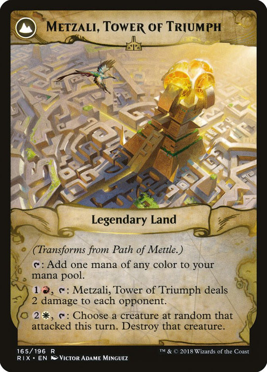 Path of Mettle (RIX-165) - Rivals of Ixalan: (compasslanddfc)