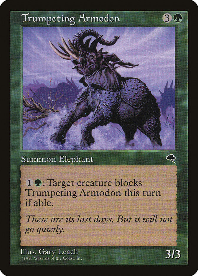 Trumpeting Armodon [Tempest] | The CG Realm