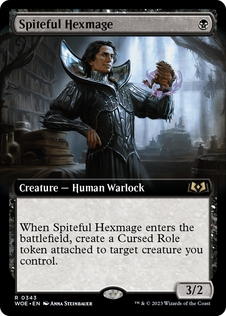 Spiteful Hexmage (Extended Art) [Wilds of Eldraine] | The CG Realm