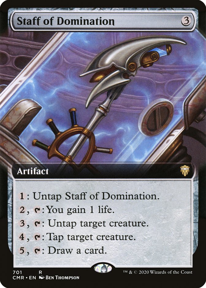 Staff of Domination (Extended Art) [Commander Legends] | The CG Realm