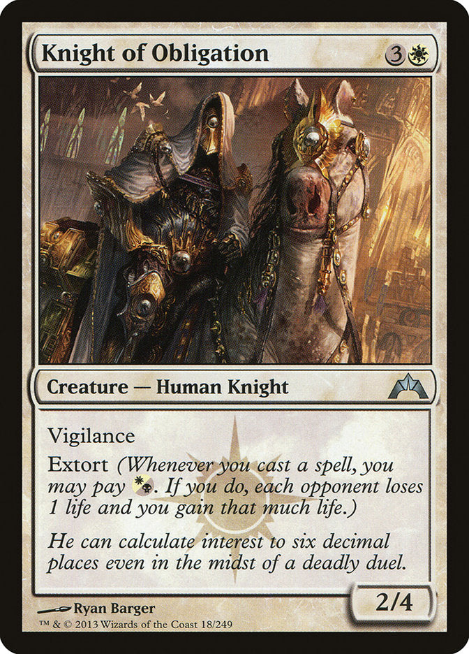 Knight of Obligation [Gatecrash] | The CG Realm