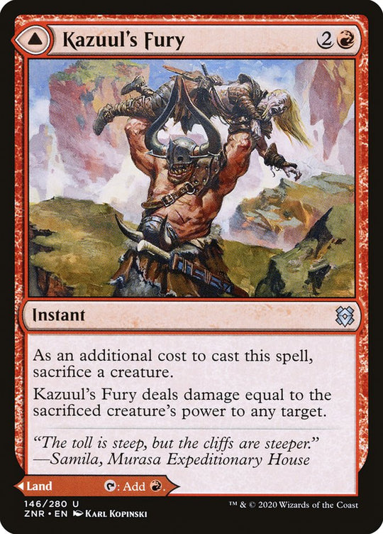 Kazuul's Fury (ZNR-146) - Zendikar Rising