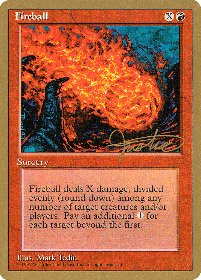 Fireball (Mark Justice) [Pro Tour Collector Set] | The CG Realm