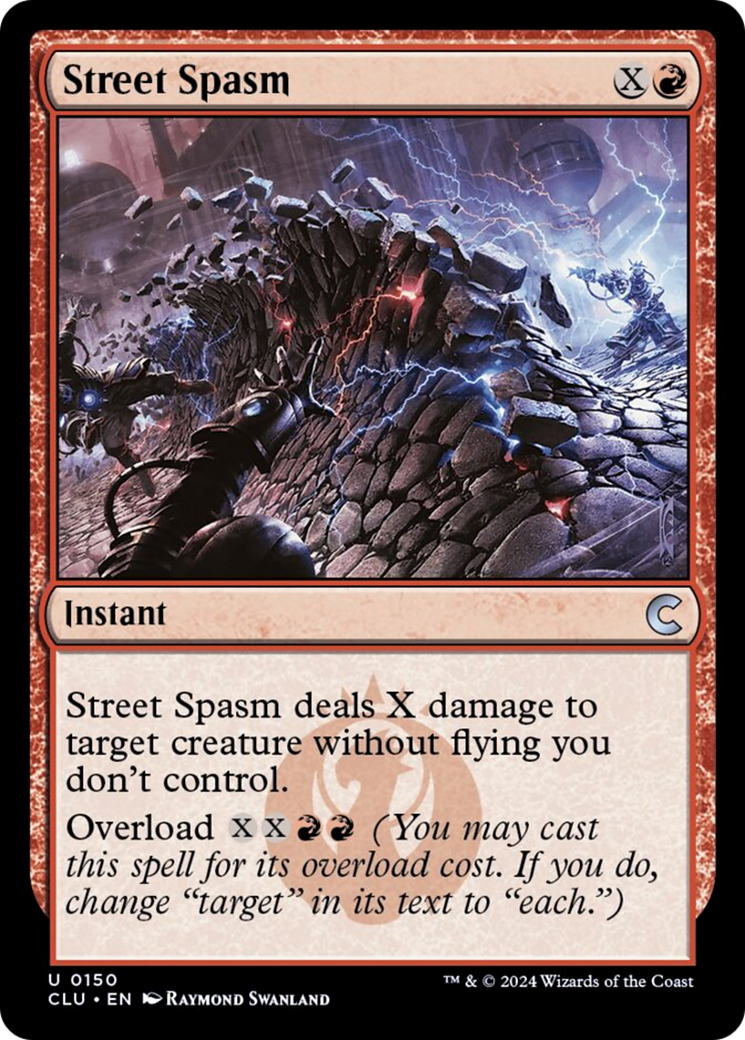 Street Spasm [Ravnica: Clue Edition] | The CG Realm