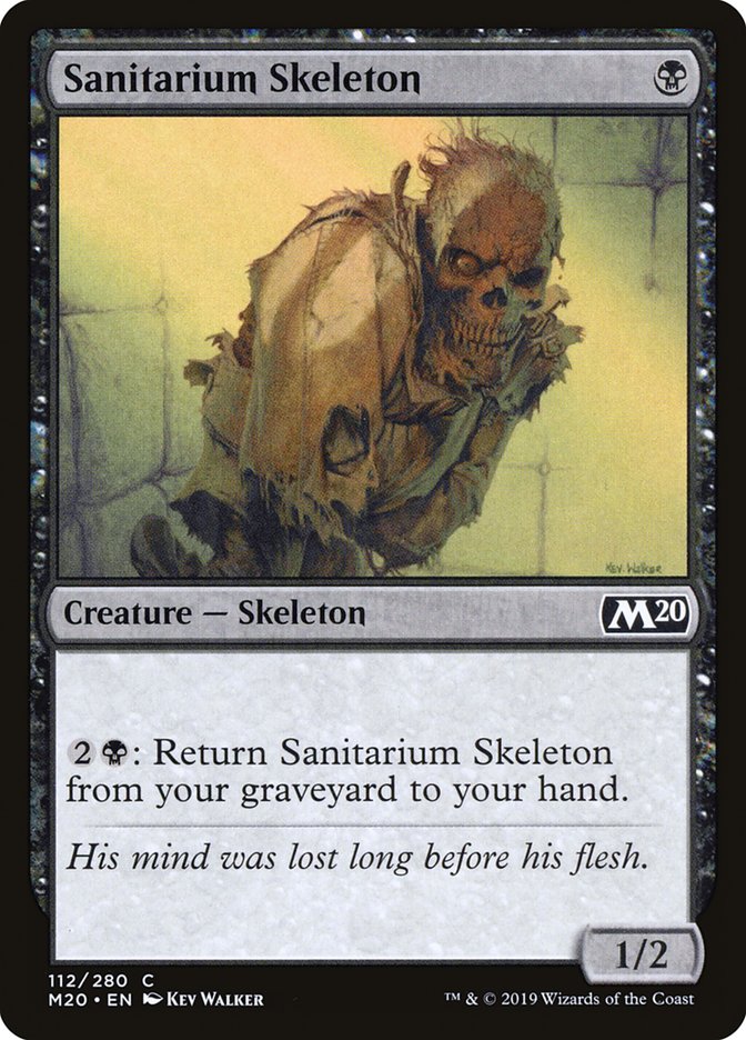 Sanitarium Skeleton [Core Set 2020] | The CG Realm