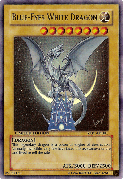 Blue-Eyes White Dragon [YAP1-EN001] Ultra Rare | The CG Realm