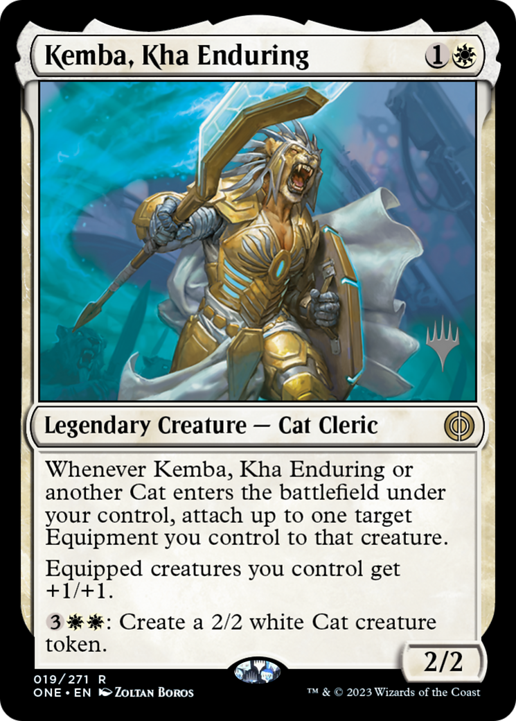 Kemba, Kha Enduring (Promo Pack) [Phyrexia: All Will Be One Promos] | The CG Realm