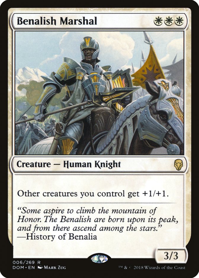 Benalish Marshal [Dominaria] | The CG Realm