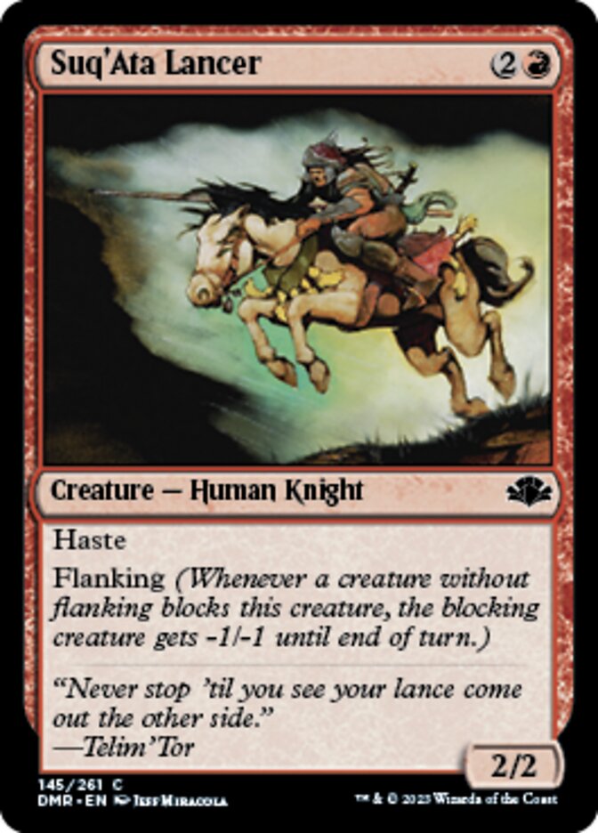 Suq'Ata Lancer [Dominaria Remastered] | The CG Realm