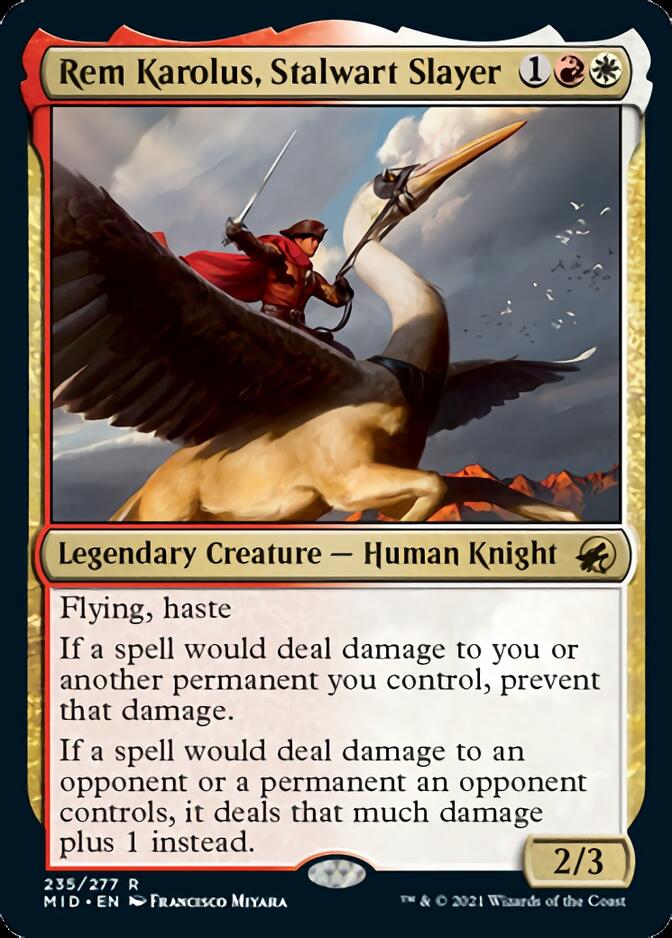 Rem Karolus, Stalwart Slayer [Innistrad: Midnight Hunt] | The CG Realm
