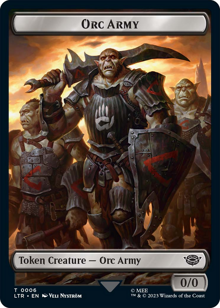 Food (09) // Orc Army (06) Double-Sided Token [The Lord of the Rings: Tales of Middle-Earth Tokens] | The CG Realm