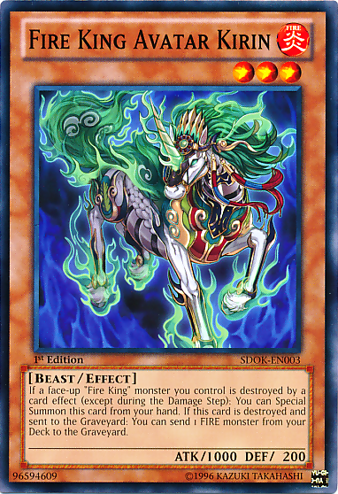 Fire King Avatar Kirin [SDOK-EN003] Common | The CG Realm