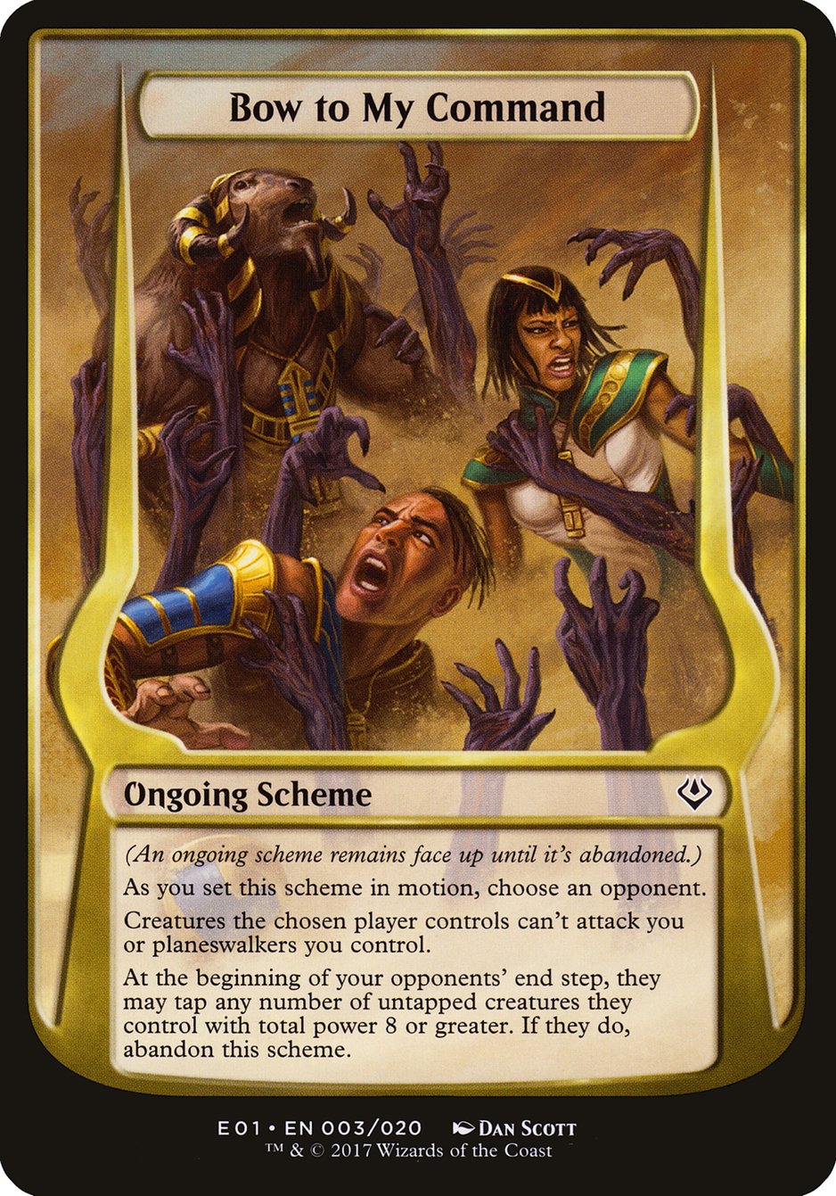 Bow to My Command (Schemes) [Archenemy: Nicol Bolas Schemes] | The CG Realm