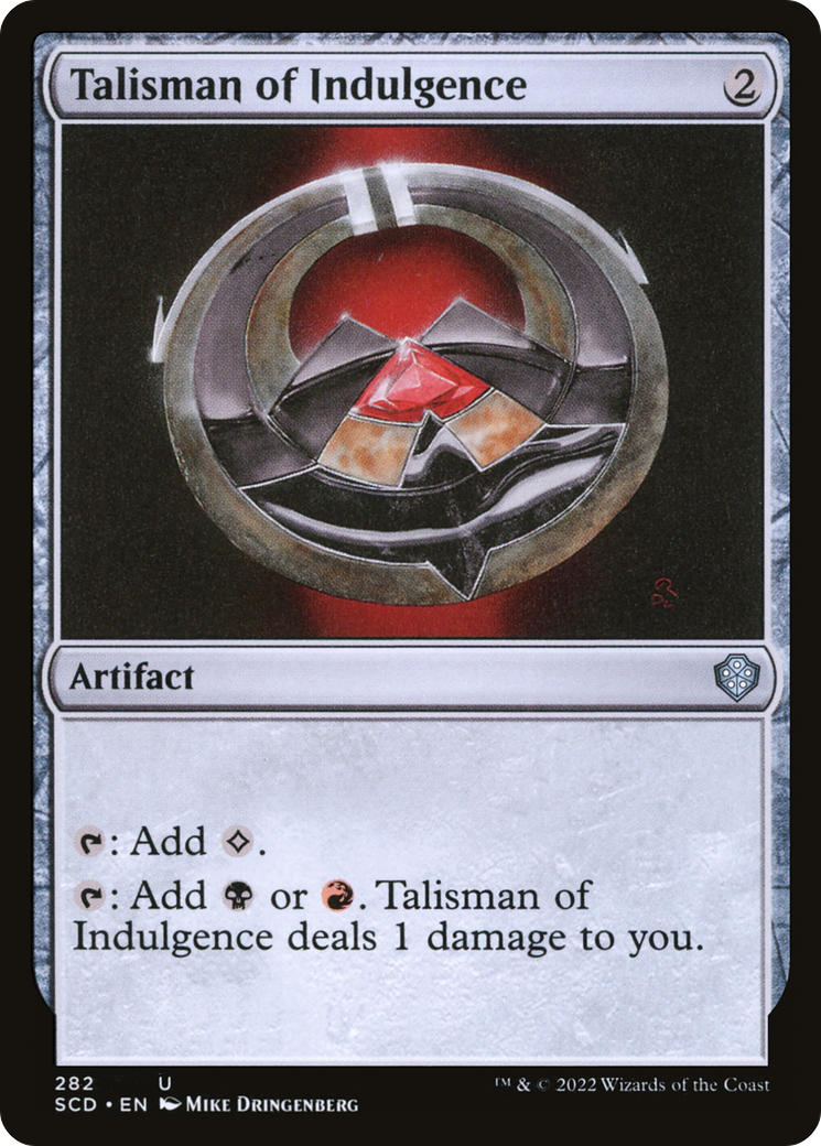 Talisman of Indulgence [Starter Commander Decks] | The CG Realm