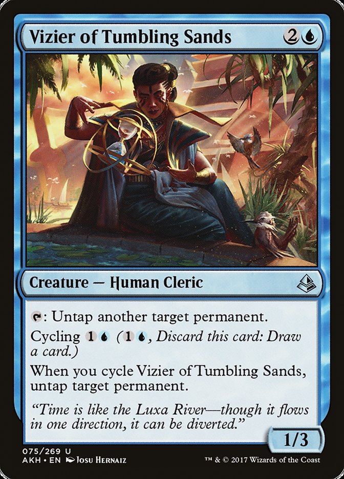 Vizier of Tumbling Sands [Amonkhet] | The CG Realm