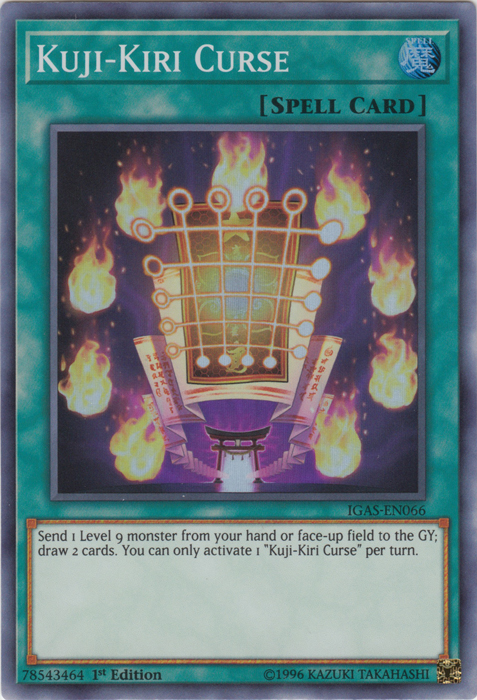 Kuji-Kiri Curse [IGAS-EN066] Super Rare | The CG Realm