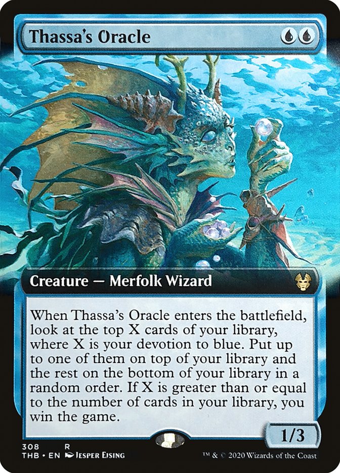 Thassa's Oracle (Extended Art) [Theros Beyond Death] | The CG Realm
