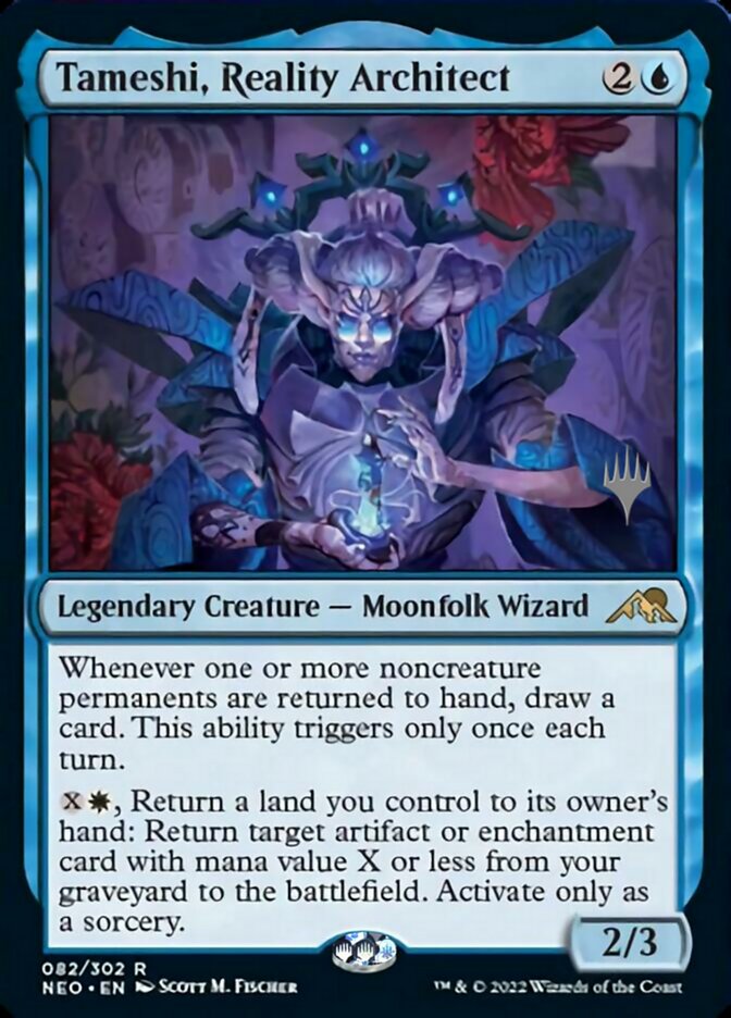 Tameshi, Reality Architect (Promo Pack) [Kamigawa: Neon Dynasty Promos] | The CG Realm