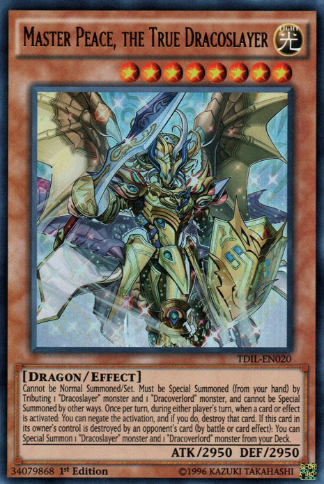 Master Peace, the True Dracoslayer [TDIL-EN020] Ultra Rare | The CG Realm