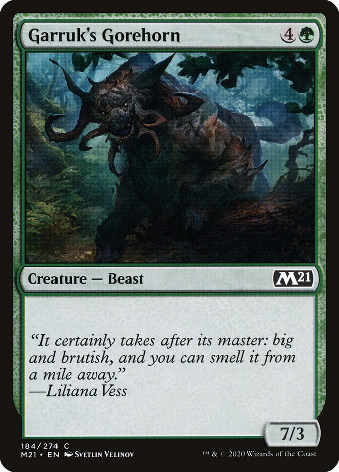 Garruk's Gorehorn [Core Set 2021] | The CG Realm