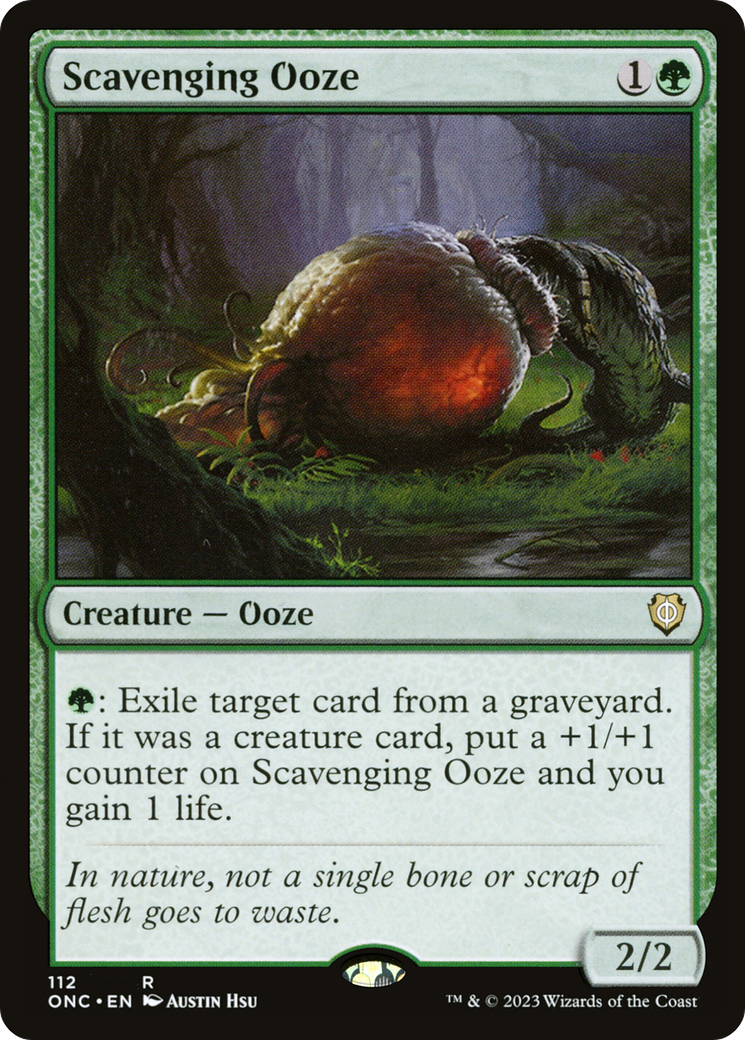 Scavenging Ooze [Phyrexia: All Will Be One Commander] | The CG Realm