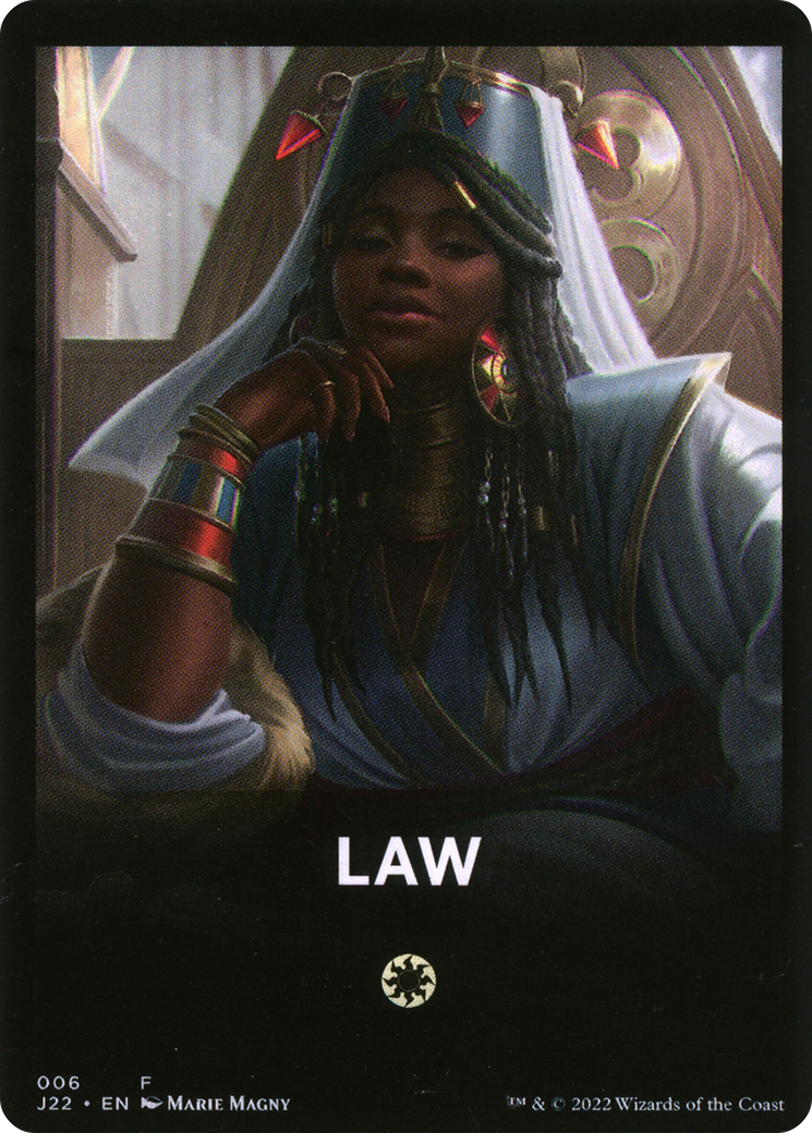 Law Theme Card [Jumpstart 2022 Front Cards] | The CG Realm