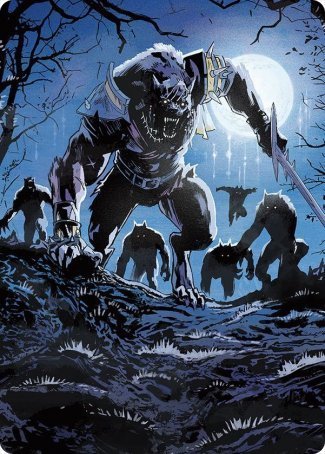Tovolar, the Midnight Scourge 2 Art Card [Innistrad: Midnight Hunt Art Series] | The CG Realm