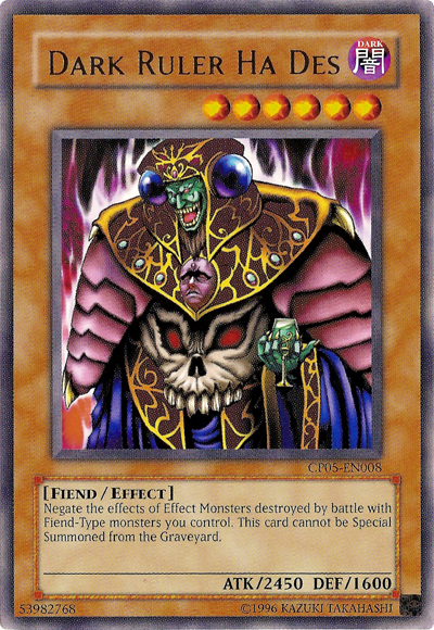 Dark Ruler Ha Des [CP05-EN008] Rare | The CG Realm