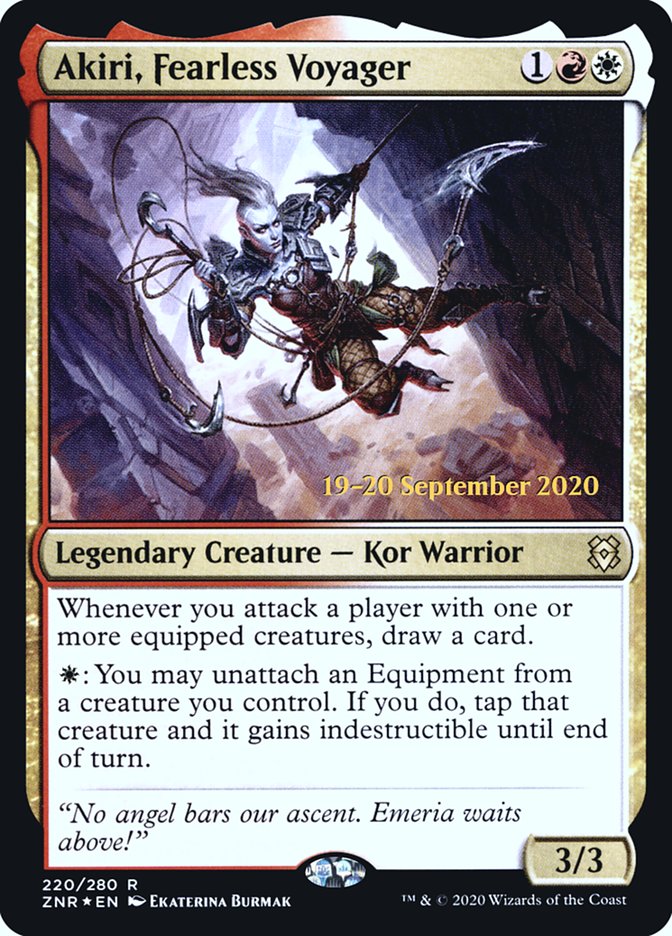 Akiri, Fearless Voyager [Zendikar Rising Prerelease Promos] | The CG Realm