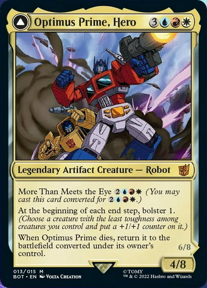 Optimus Prime, Hero (BOT-013) - Transformers: (convertdfc)