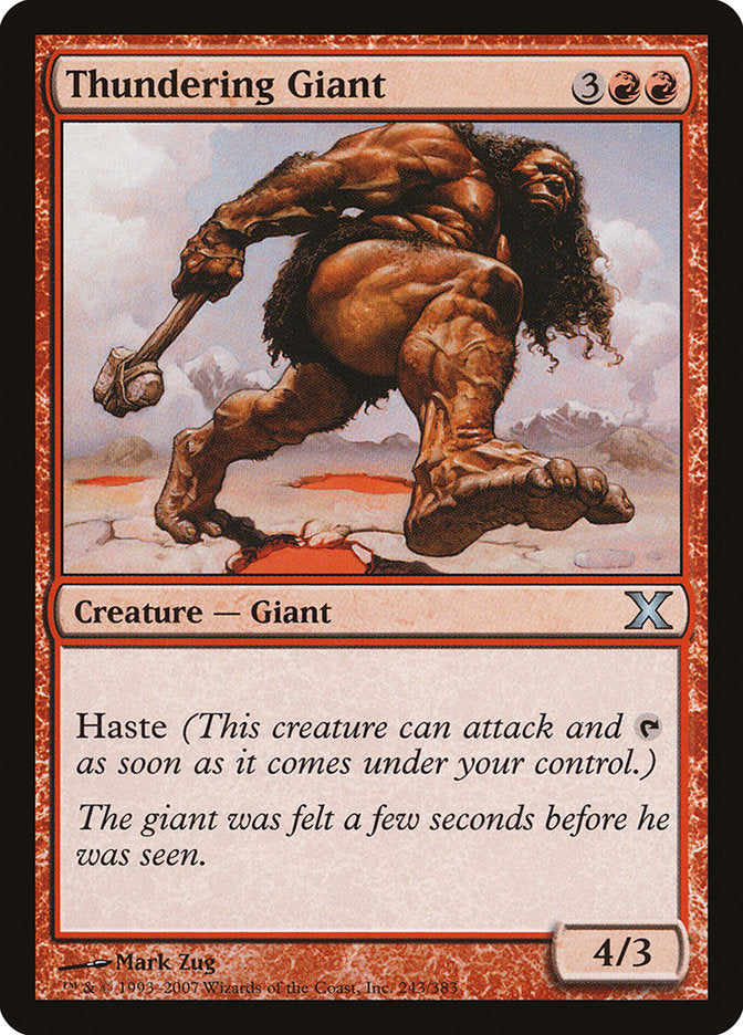 Thundering Giant [Tenth Edition] | The CG Realm