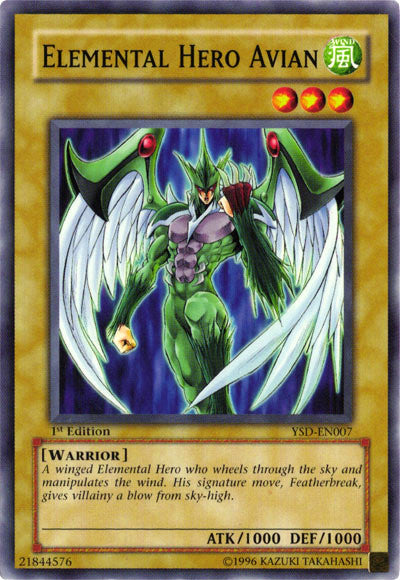 Elemental Hero Avian [YSD-EN007] Common | The CG Realm