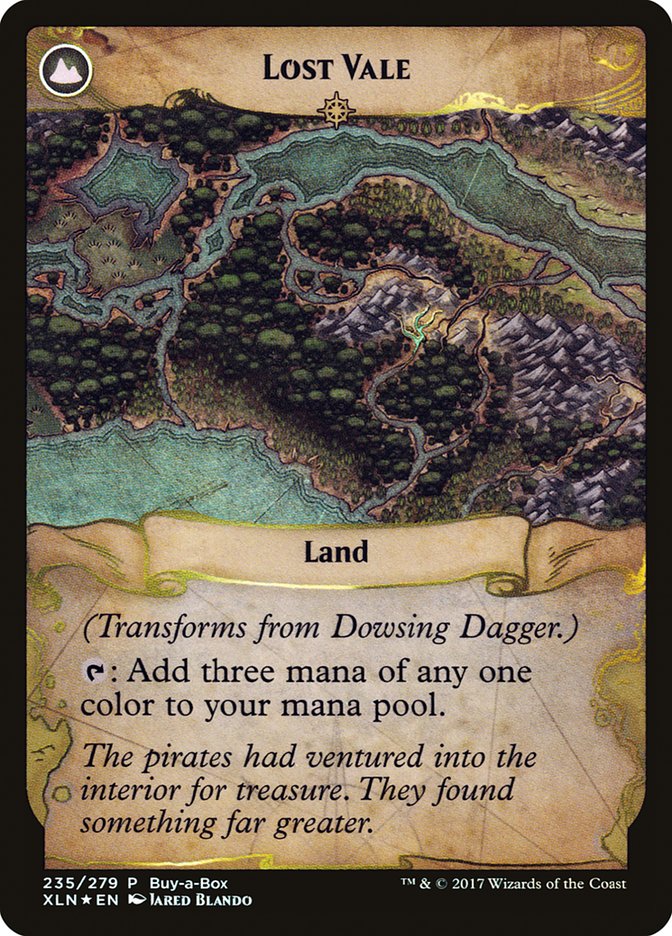 Dowsing Dagger // Lost Vale (Buy-A-Box) [Ixalan Treasure Chest] | The CG Realm