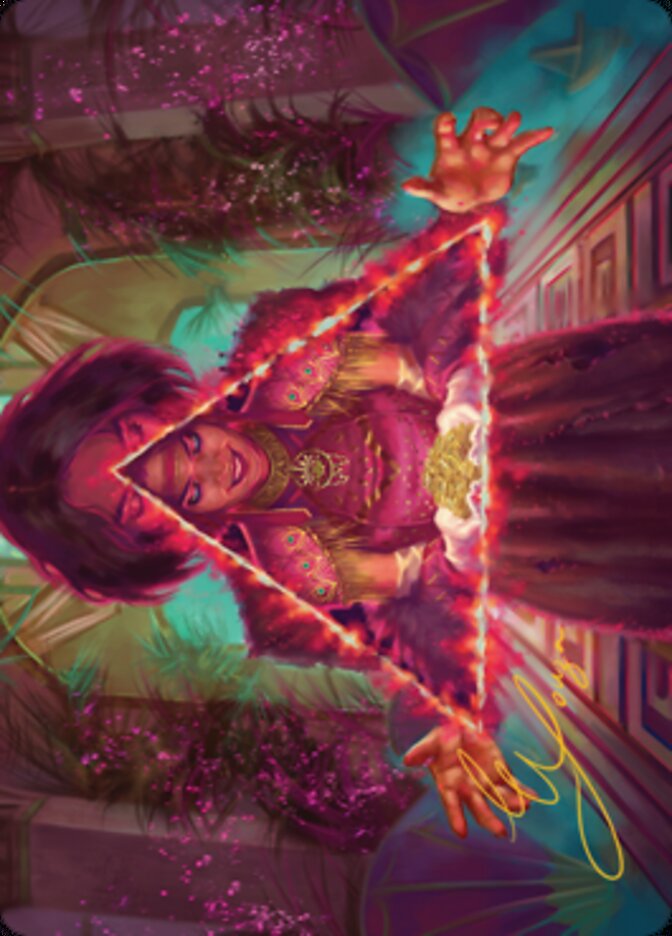 Seize the Spotlight Art Card (Gold-Stamped Signature) [Streets of New Capenna Art Series] | The CG Realm