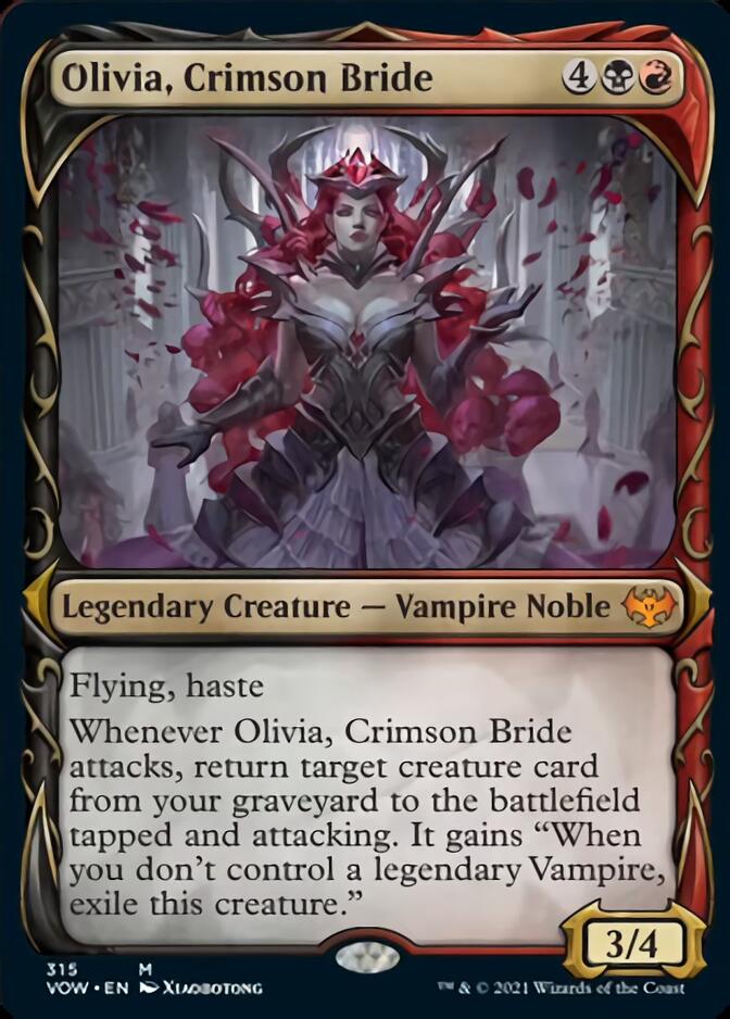 Olivia, Crimson Bride (Showcase Fang Frame) [Innistrad: Crimson Vow] | The CG Realm