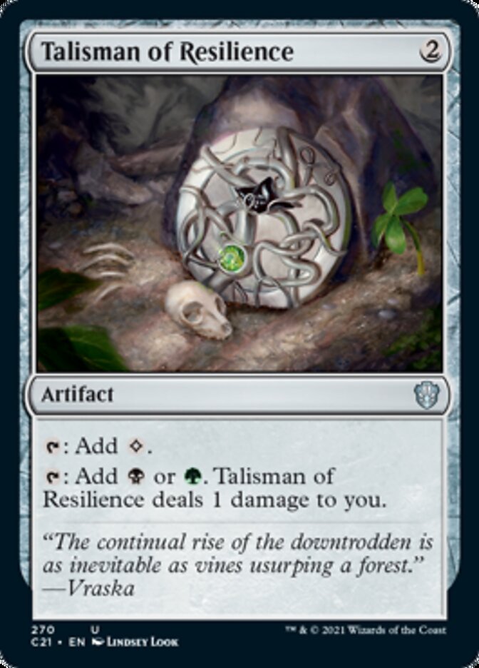 Talisman of Resilience [Commander 2021] | The CG Realm