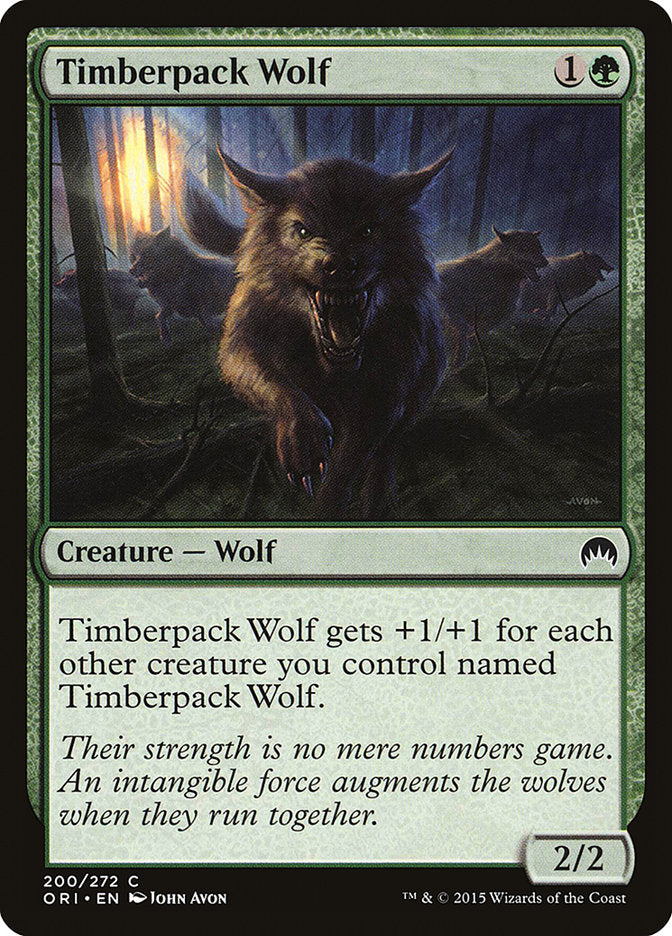 Timberpack Wolf [Magic Origins] | The CG Realm