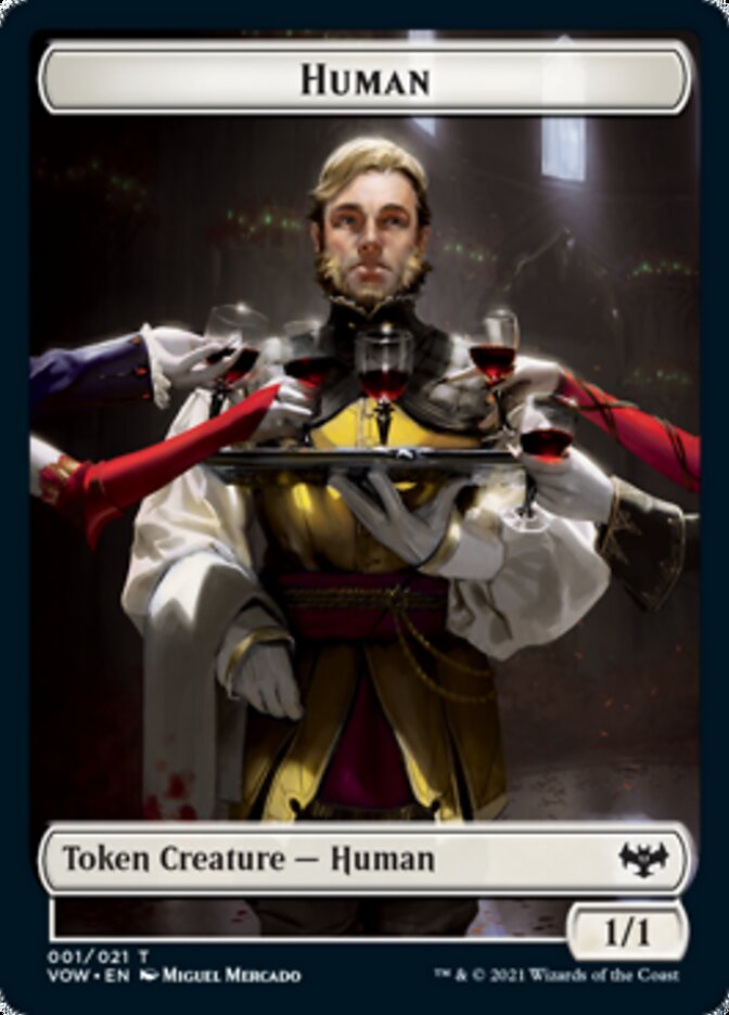 Human (001) // Spirit Cleric Double-Sided Token [Innistrad: Crimson Vow Tokens] | The CG Realm