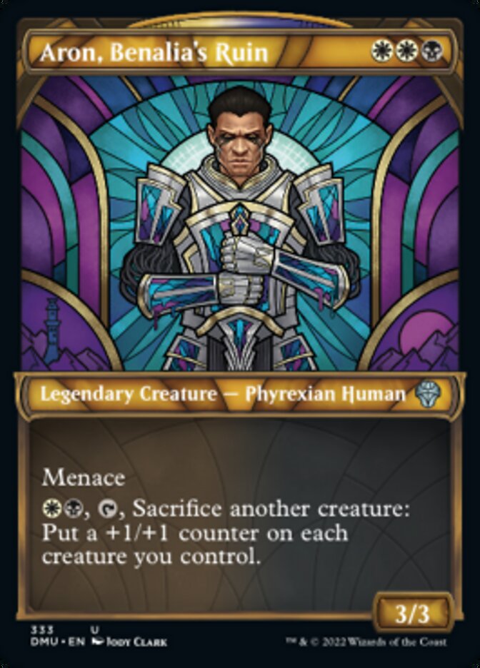 Aron, Benalia's Ruin (Showcase Textured) [Dominaria United] | The CG Realm