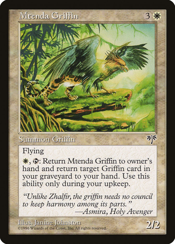 Mtenda Griffin [Mirage] | The CG Realm