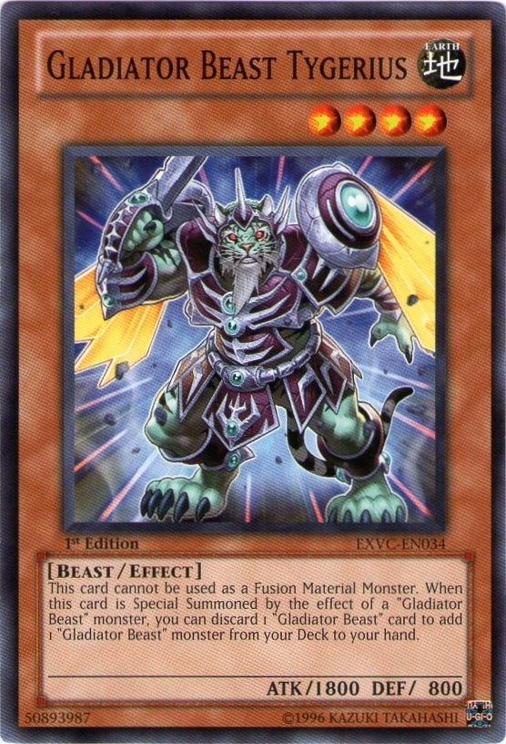 Gladiator Beast Tygerius [EXVC-EN034] Common | The CG Realm