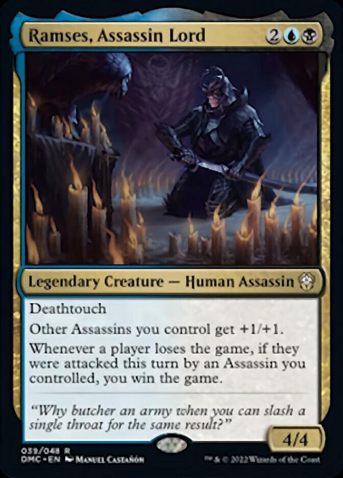 Ramses, Assassin Lord [Dominaria United Commander] | The CG Realm