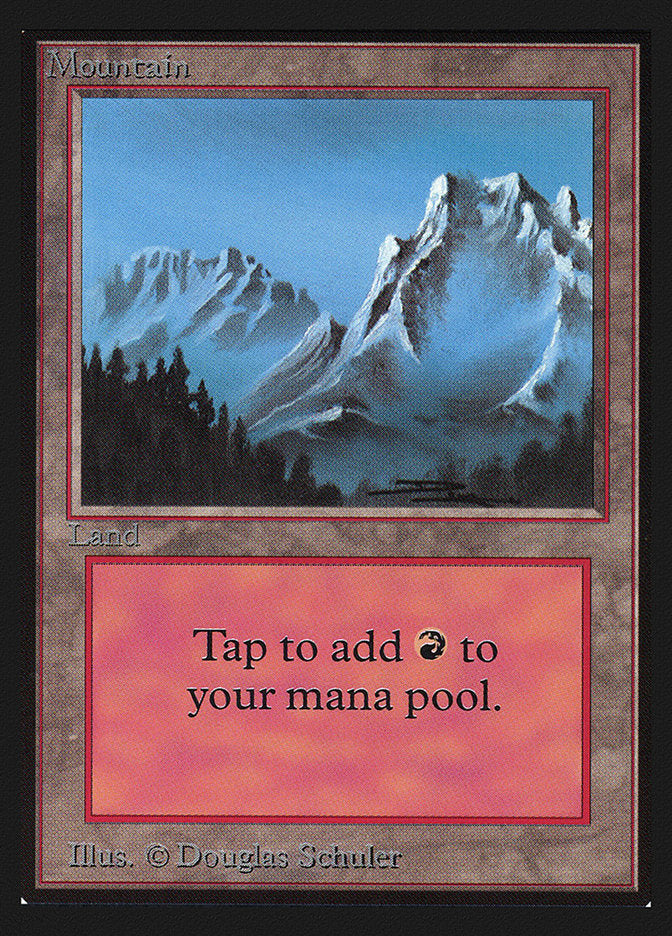 Mountain (Snow Top / Highest Point on Right) [Collectors' Edition] | The CG Realm