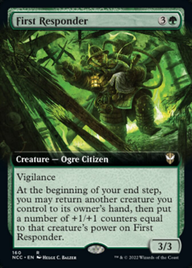 First Responder (Extended Art) [Streets of New Capenna Commander] | The CG Realm
