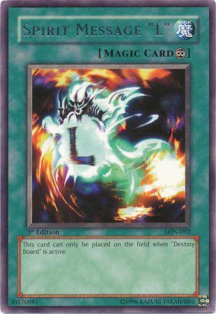Spirit Message "L" [LON-092] Rare | The CG Realm