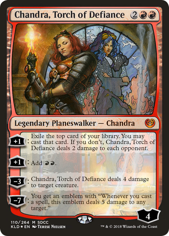 Chandra, Torch of Defiance [San Diego Comic-Con 2018] | The CG Realm