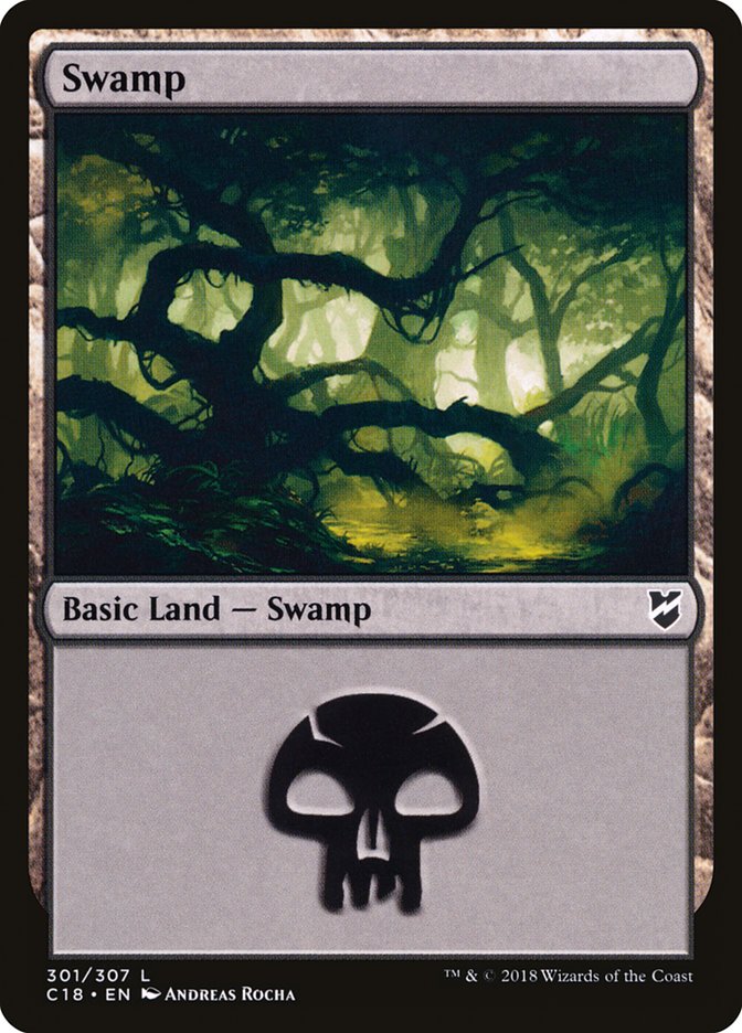 Swamp (301) [Commander 2018] | The CG Realm