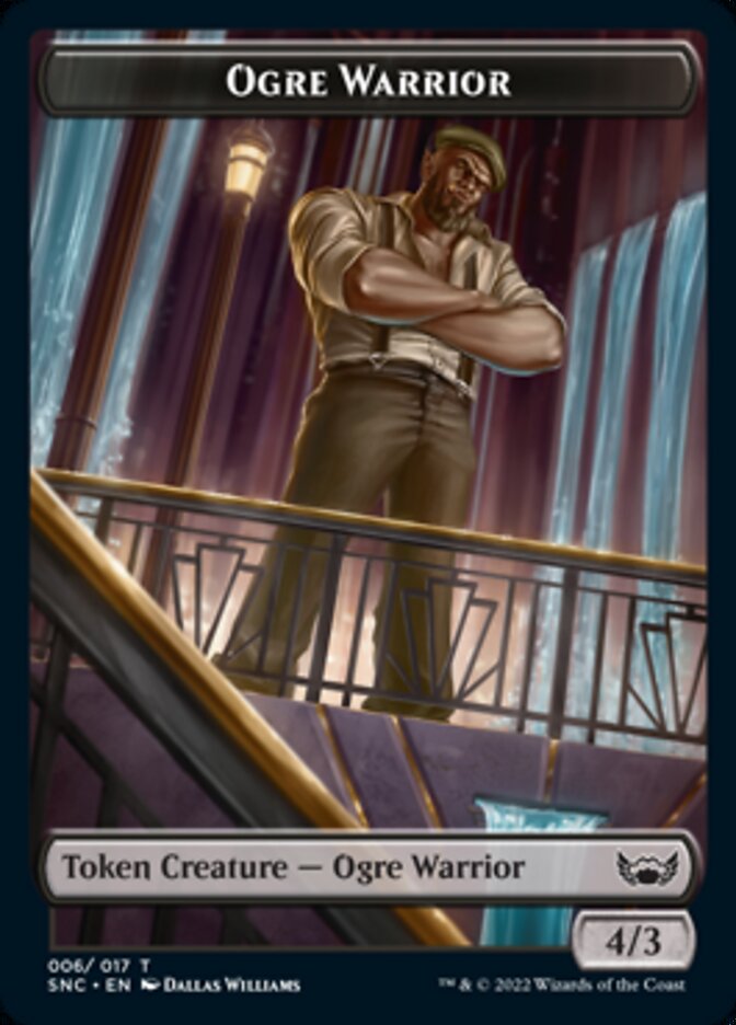 Ogre Warrior // Angel Double-Sided Token [Streets of New Capenna Tokens] | The CG Realm