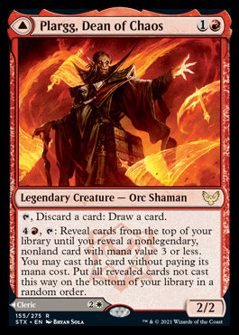 Plargg, Dean of Chaos (STX-155) - Strixhaven: School of Mages